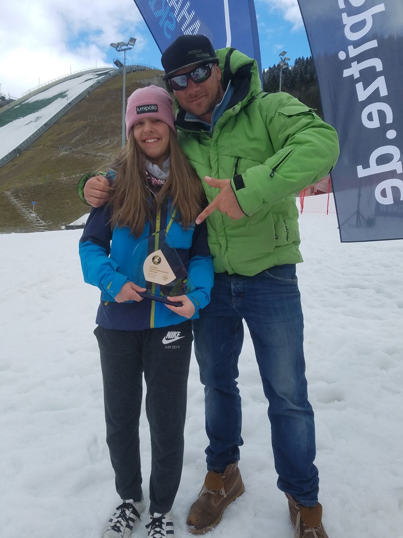 Lynn mit Trainer Dimitri