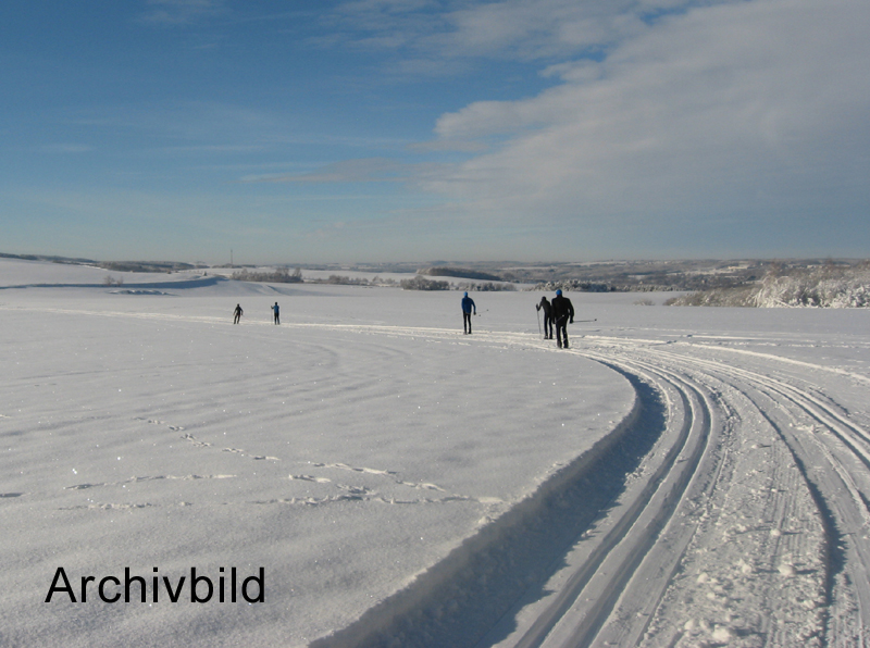 08.02.2013: Loipe wieder gespurt!