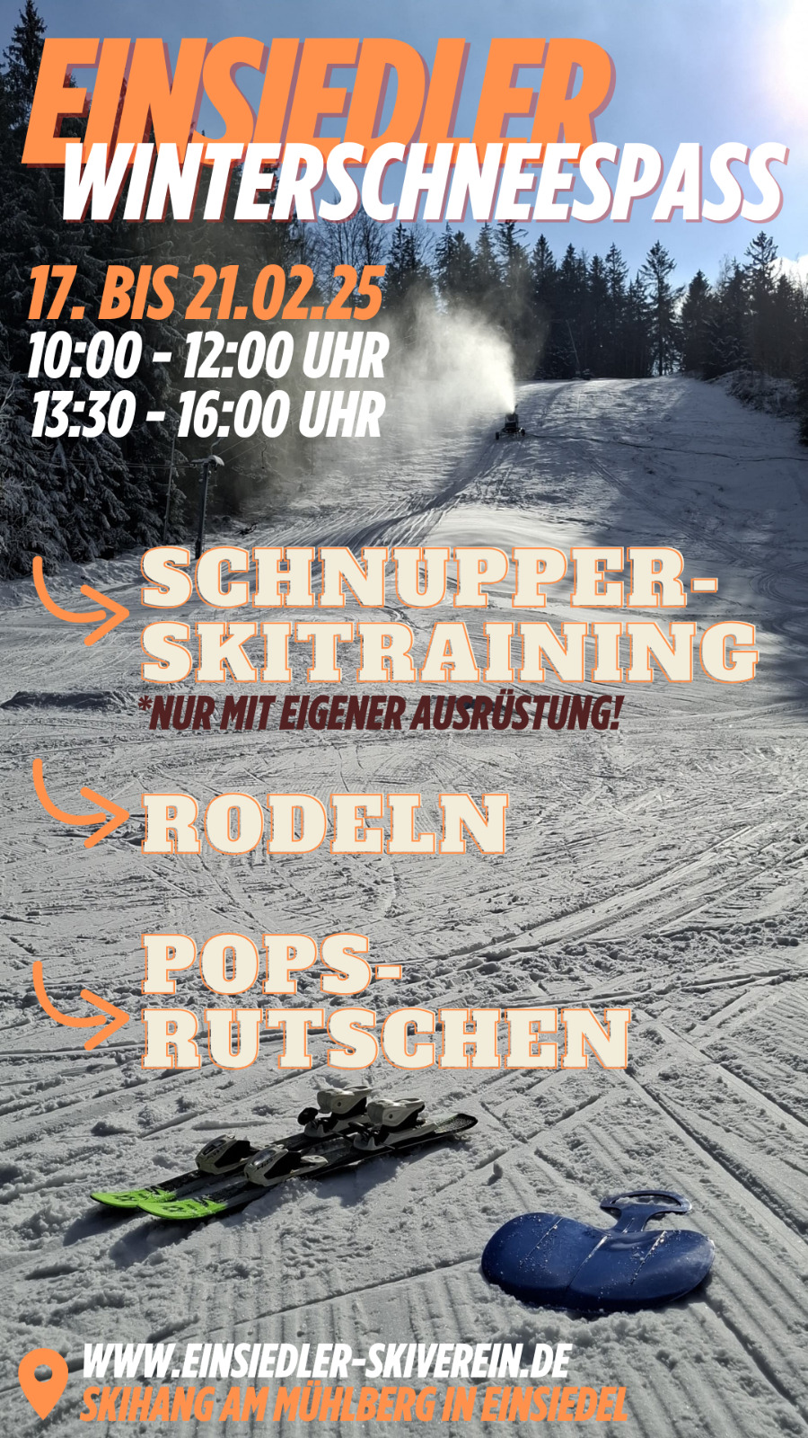 Einsiedler Schnee Spass